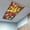 Multi Blue, variant on Blue Red Yellow Fluorescent Light Covers, Modern Colored Rainbow Stained Glass Magnetic Light Covers for Ceiling Lights, Fluorescent Ceiling Shade Filters for Classroom Bedroom Office 4x2Ft x 4PCS