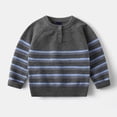 thumbnail image 2 of Gubotare Fall Sweaters for Baby Boys Boys Sweaters Knit Sweater Kids Crew Neck Pullover Toddler Child Casual Top 4T 5T (Dark Gray,4-5 Years), 2 of 8