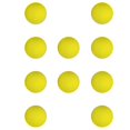 thumbnail image 2 of Baohd EVA Foam Golf Swing Exercises Practice Training Balls Golfing Skills Yellow 42mm 1Set, 2 of 6