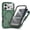 Green, variant on Dteck Magnetic Full Body Protection Case with Camera Lens Protector for iPhone 17 Pro Max,Shockproof TPU+PC Built-in Screen Protector Case Compatible with Mag Safe Matte Back Cover ,Black