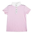 thumbnail image 1 of Camiseta deportiva de equitación para niñas, moderna y cómoda, de manga corta (rosa 130), 1 of 10