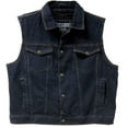 thumbnail image 1 of Mossi Men's Vest (Denim, Size 40), 1 of 3