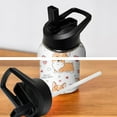 thumbnail image 5 of 32oz Cute Corgi Water Bottle with Handle and Flip Straw, Dog Sports Stainless Steel Insulated Cup, Travel Coffee Mug Tumbler, Birthday Mothers Day Chritmas Gifts for Women Animal Lovers, 5 of 6