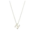 thumbnail image 1 of Uinagy Women's 26 Letter Necklace Silver, 1 of 4