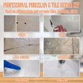 thumbnail image 3 of Kit de reparación de porcelana Ankita White High-Gloss para lavabos y azulejos, 3 of 7