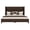 Brown, variant on Bowery Hill Modern Upholstered Queen Bed in Tan Performance Fabric