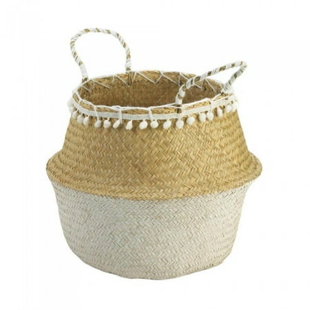 Seagrass Accent - SEAGRASS BASKET WITH TASSELS
