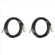 thumbnail image 1 of 2piezas 6.35 mm 1/4 Pulgada A XLR Cable Macho A Hembra Cable Hembra de 3 Clavijas Cable de Micrófono Estéreo Cable de Audio (6 Pies), 1 of 5