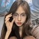 thumbnail image 4 of Gafas de estilo medio marco con montura de cejas y protección contra la luz azul Sven Scum Couple tr Gafas planas con montura de metal, 4 of 6