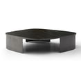 thumbnail image 3 of Whiteline Modern Living Tori Large Coffee Table, Black and Gold Ceramic Top, Base in Solid Grey Metal, 3 of 5