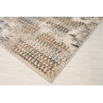 thumbnail image 2 of La Dole Rugs Transitional Abstract Rustic Contemporary Long Runner Rug - Premium Durable Carpet for Living Room, Entrance, and Hallway - Silver, and Beige, 3x10 (2'7" x 9'10", 80cm x 300cm), 2 of 7