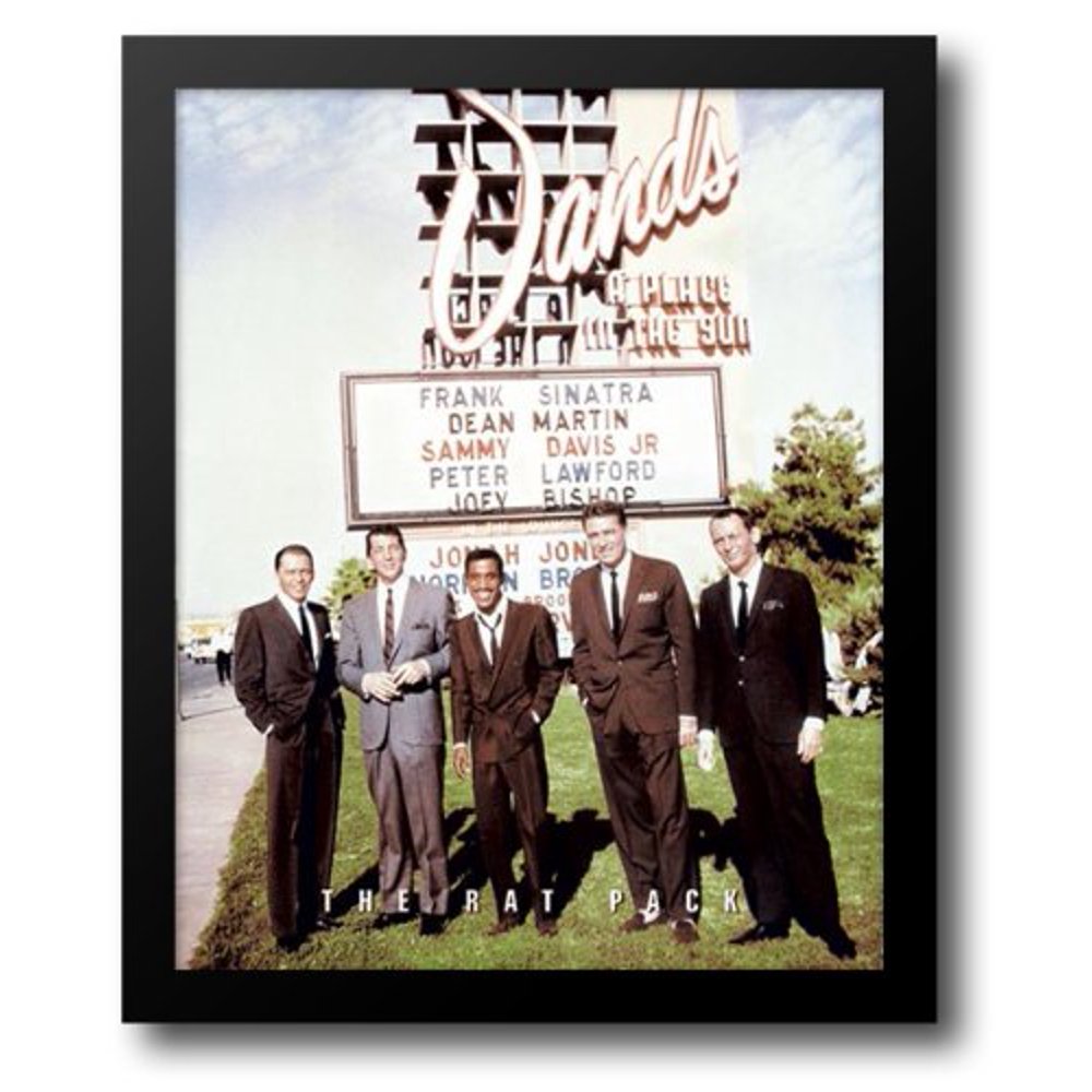 FrameToWall The Rat Pack (Sands) 20x24 Framed Art Print