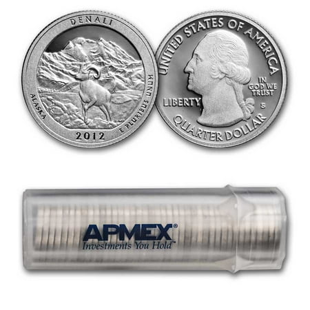 2012-S Quarter ATB Denali 40-Coin Proof Roll (Silver)
