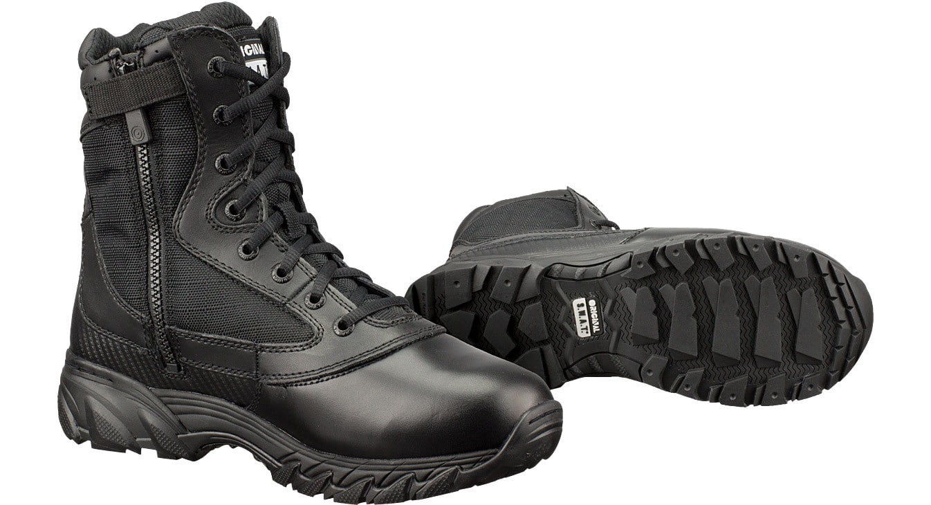 Original S.W.A.T Black 131201 Men's Chase 9 Inch Side Zip Tactical Boot 