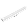 thumbnail image 2 of Unique Bargains 3pcs 20' Cable Raceway 40mm Dia Cord Cover Hider Cable Management with Buckle & Scale, White, 2 of 5