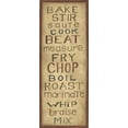 thumbnail image 2 of Shamp, Cindy 15x32 Black Ornate Wood Framed with Double Matting Museum Art Print Titled - Kitchen Words, 2 of 4