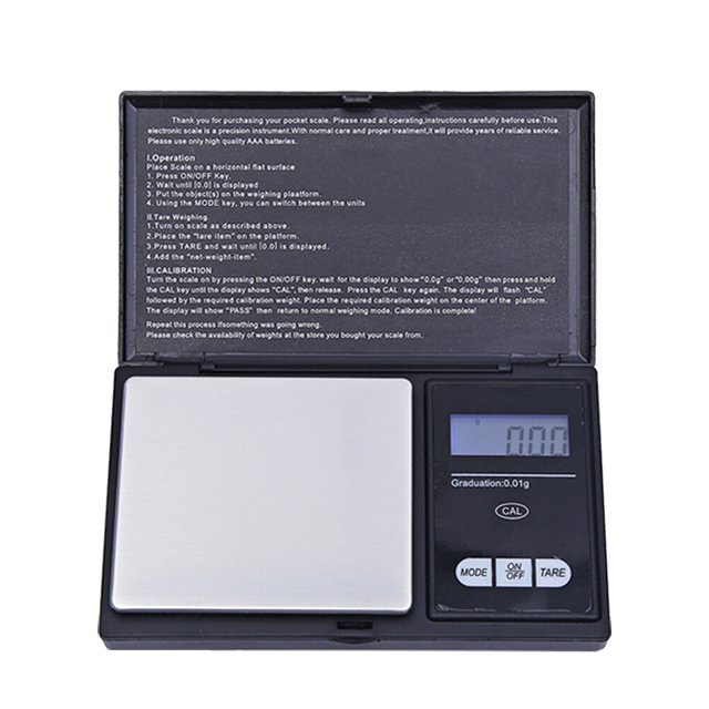 Miniature Electronic Jewelry Scale 500G/0.1G High Precision Jewelry Scale Balance Electronic Digital Packet Scale