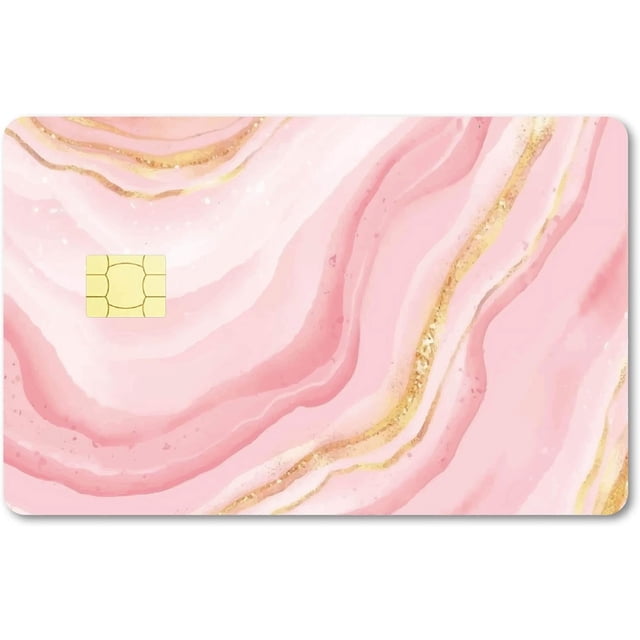 Pegatinas de tarjeta de arena movediza para tarjetas de crédito, impermeables, de mármol, para tarjetas de débito, protección de la piel, extraíbles, sin burbujas, delgadas, para tarjetas de