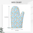 thumbnail image 2 of Cauagu Corgi Dog 1 Print Oven Mitts 2 Piece Set,BBQ Gloves Grilling Gloves Kitchen Silicone Oven Gloves Heat Resistant Oven Mitts for Barbecue Cooking & Baking, 2 of 6