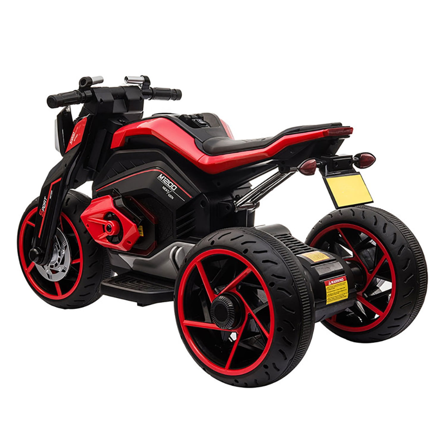 CIPACHO 12V Three Wheel Ride On Motorcycle, Kids Electric Motorbike Car with Horns, LED Lights, Gift for Kids 3-8 Years, Red CIPACHO 12V Three Wheel Ride On Motorcycle, Kids Electric Motorbike Car with Horns, LED Lights, Gift for Kids 3-8 Years, Red