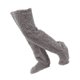 thumbnail image 3 of Sonducket Pantimedias Calentador de piernas de poliéster Calentador de piernas de invierno Rodilla alta Calcetín de protección de piernas largas Medias Gris, 3 of 8