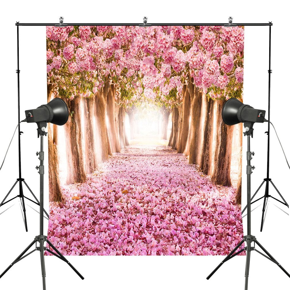 5X7ft Photography Backdrop Spring Photo Backdrops Blue Sky Pink Flowers Background for Photo Studio Photography 5X7ft Photography Backdrop Spring Photo Backdrops Blue Sky Pink Flowers Background for Photo Studio Photography