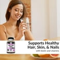 thumbnail image 3 of Kaya Naturals Hair Skin Nail Capsules with Biotin | Hair and Skin Vitamins, Vitamin D Vitamin B-12 A Folic Acid Support, Hair Support Vitamin Supplement for Hair Skin Nails- 30 Count Capsules, 3 of 5