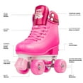 Crazy Skates Adjustable Roller Skates for Girls and Boys Glitter Pop