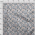 thumbnail image 2 of oneOone Tissu en Coton Flex Triangle & Ligne Imprimé Géométrique BTY 40 Pouces de Large, 2 of 4