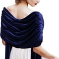 thumbnail image 6 of Elegant Velvets Shawl Solid Color Neck Shawl Women's Shawl Multipurpose Shawl for Weddings Parties and Everyday Wear, 6 of 8
