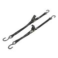 thumbnail image 1 of Correas de sujeción para transom de remolque de bote 1"x5', correas ajustables de ratchet de 1763lbs con gancho en S, Negro, 1 of 7