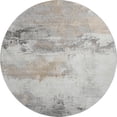 thumbnail image 2 of Addison Rugs Mayfield Premium Machine Washable Transitional Abstract Ivory Round Rug, 8' x 8', 2 of 6