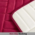 thumbnail image 3 of 1 Piece Rectangular Color Variant Memory Foam Bathroom Rug Set Non-Slip PVC Backing, 3 of 5