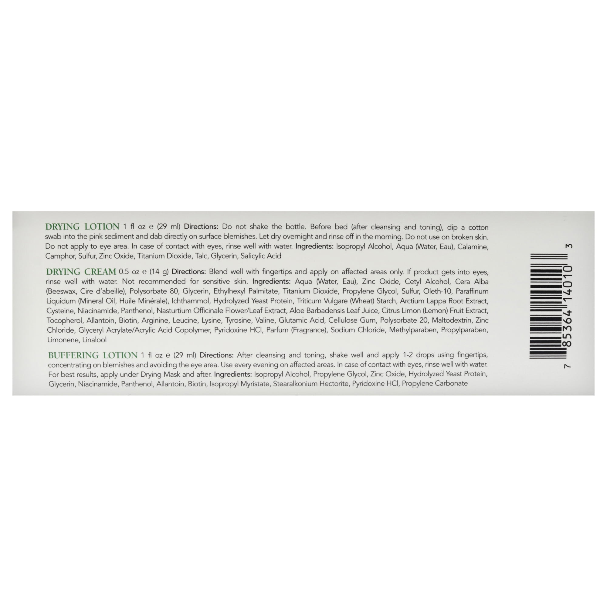Mario Badescu Acne Repair Kit, 3 Piece Set