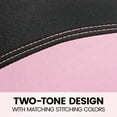 thumbnail image 6 of BDK UltraSleek Pink Seat Covers for Cars Full Set, Two-Tone Front Seat Covers with Matching Back Seat Cover, Stylish Car Seat Covers with Split Bench Design, Automotive Interior Covers, 6 of 8