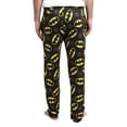 thumbnail image 4 of Batman 872340-2xlarge Batman Classic Logo All Over Print Sleep Pants - 2XL, 4 of 6