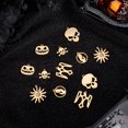 thumbnail image 4 of 12Pcs 6 Style 201 Stainless Steel Pendants Mixed Shapes Golden 2pcs/style, 4 of 6