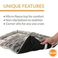 thumbnail image 4 of K&H Self-Warming Crate Pad, Gray, Medium, 4 of 10