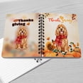 thumbnail image 4 of Happy Thanksgiving Cocker Spaniel with Turkey Pumpkins Autumn Vibes Spiral Bound Journal Cockers Dog Lover Gifts 5x7in Spiral Notebook - 12018, 4 of 5