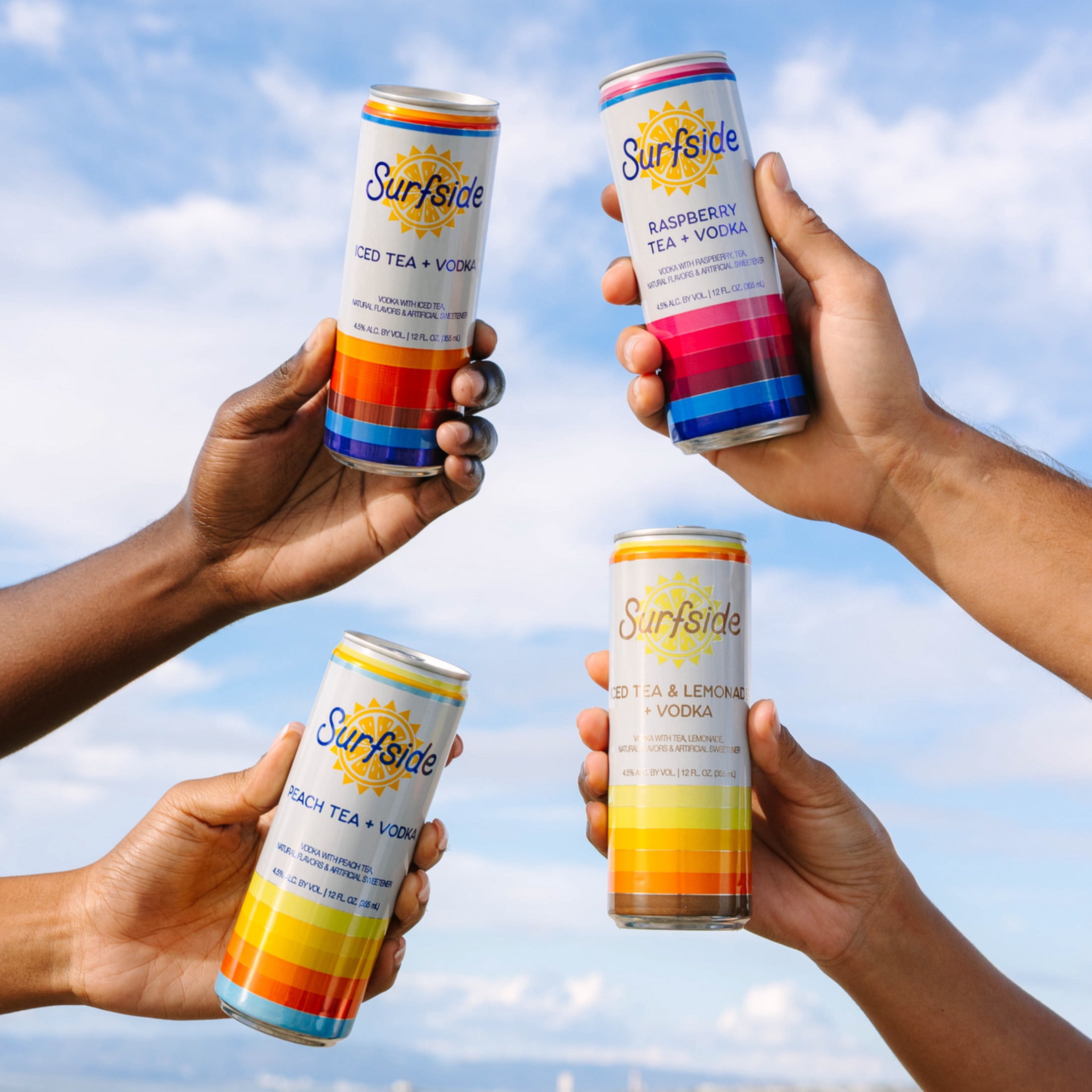 Surfside Iced Tea Variety 12 pack / 12 fl oz - Walmart.com