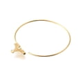 thumbnail image 2 of 50pc PVD Vacuum Plating 304 Stainless Steel Pendants Hoop Earring Findings Real 18K Gold Plated 34x31x1.5mm 20 Gauge Hole: 1mm Pin: 0.8mm, 2 of 3