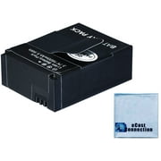 Battery for GoPro HERO3/HERO3  Camera, 1500mAh   eCostConnection Microfiber Cloth | AHDBT-301/AHDBT-302