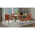 thumbnail image 7 of Creative Images Dining Chair with PU Seat and Black Metal legs, Set of 2, 7 of 7