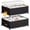 Black, variant on YOUPINS XXXL 100L Under Bed Storage with Wheels,2 Pack Under Bed Storage Containers,Storage Bins with Lids for Clothes Shoes Blankets,Gray