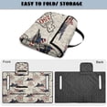 thumbnail image 6 of Pzuqiu 2-Person Quilted Golf Cart Seat Cover With 4 Pockets - Non Slip Universal Fit Patriotic Pattern Protector For Golfers, 6 of 9