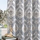 thumbnail image 2 of Cortinas Blackout jinchan Azul Damascado con Medallón 180x180 cm, 2 of 9