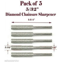 MTP 5/32 In Diamond Coated Sharpener Burrs, 5 Pieces
