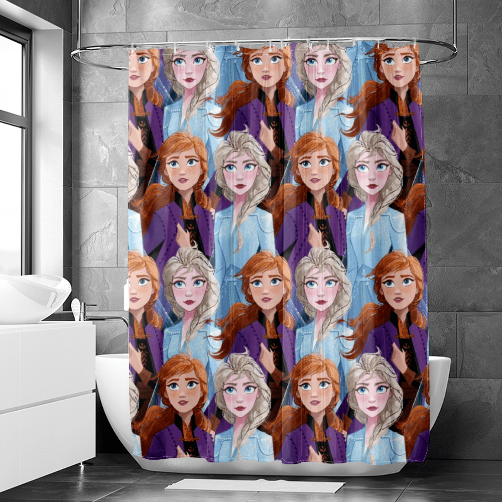 Frozen Shower Curtain, Customized Shower Curtain Waterproof Shower