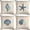Shell, variant on 4Pack Vintage Sea Theme Pillow Covers Coastal Beach with Couch &Starfish& Shell Cushion Cover Navigation Sailing Cotton Linen Decorative Pillowcases 18”×18” for Sofa Couch Porch (Shell)