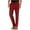Wine, variant on Mens Pants Men's Business Loose Large Size Elastic Waist Cotton All-match Solid Color
